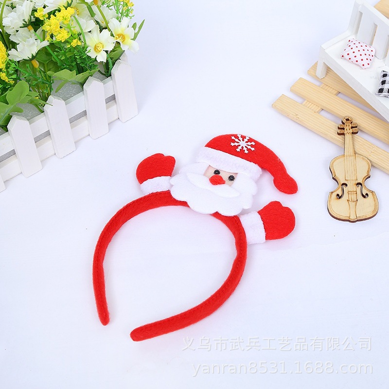 Reindeer Antlers Headband - LED 발광 루돌프 엘크 뿔 머리띠