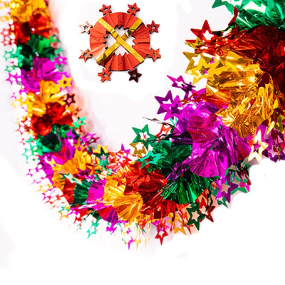 Tinsel Garland Decoration - 3D 크리스마스 포일 가랜드 DIY 트위스트