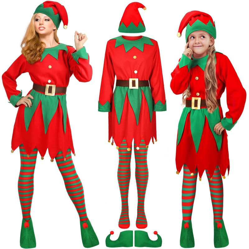 크리스마스 의상 성인용 크리스마스 의상 어린이용 크리스 - Elf Costume Christmas 리뷰 및 가격