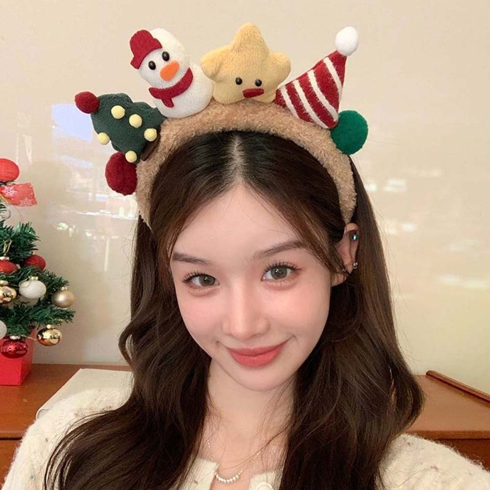 플러시 질감의 크리스마스 머리띠 생생한 색상 귀여운 뿔 - Reindeer Antlers Headband 리뷰 및 가격