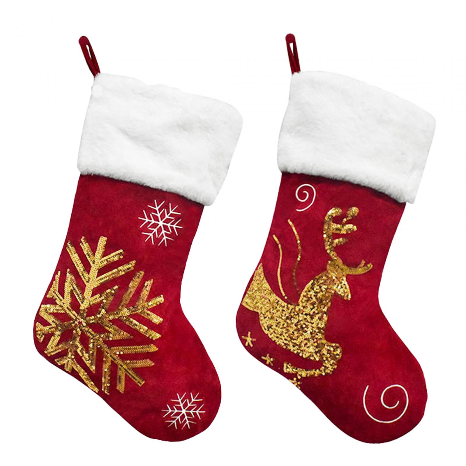 크리스마스 장식용 양말, 크리스마스 벽난로 양말, 휴일 - Christmas Stocking Hanging 리뷰 및 가격