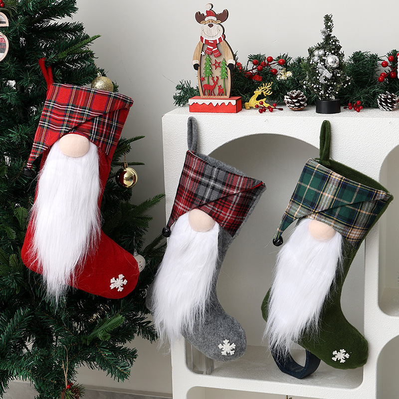 1-4개입 크리스마스 간식 가방 (어린이용, 트리 장식 - Christmas Stocking Hanging 리뷰 및 가격